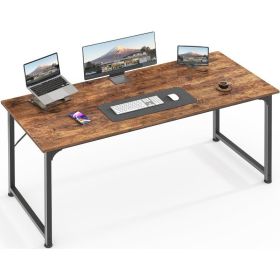 Computer Desk, 54 Inch Office Desk, Gaming Desk with Storage, Writing Work for Home Office, Study, Modern Simple
