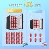 Mini Fridge for Bedroom, 15 Litre/21 Cans Portable Mini Refrigerator with AC/DC Power for Office, Dorm and Car