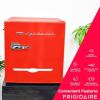 Frigidaire EFR176 Retro Compact Fridge with Chiller Mini Refrigerator with Built-in Bottle Opener for Office, Bedroom, Dorm Room