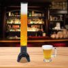 3L Beer Tower Dispenser Clear Liquor Tower Dispenser with Removable Ice Tube for Parties and Gameday With ice Tube