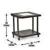 Terrell - 3 Piece Table Set - Brown